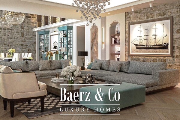 photo 26 Dubrovnik - surroundings, two stone buildings, first row to the sea