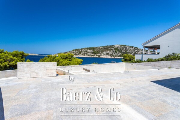 photo 19 Rogoznica, Ražanj, luxury villa under construction in a unique location, first row to the sea