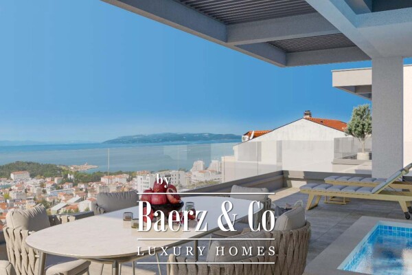 photo 2 Makarska, exclusive penthouse with pool and sea view, NKP 175,70 m2