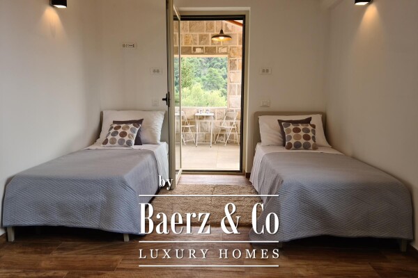 photo 18 Lopud – A luxury stone villa for sale with a panoramic view of the sea and islands.