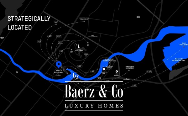 Floor Plan 1 - Bugatti Residences by Binghatti – Riviera Mansion 3-Bedroom Apartment A Masterpiece of Luxury Inspired by the French Riviera