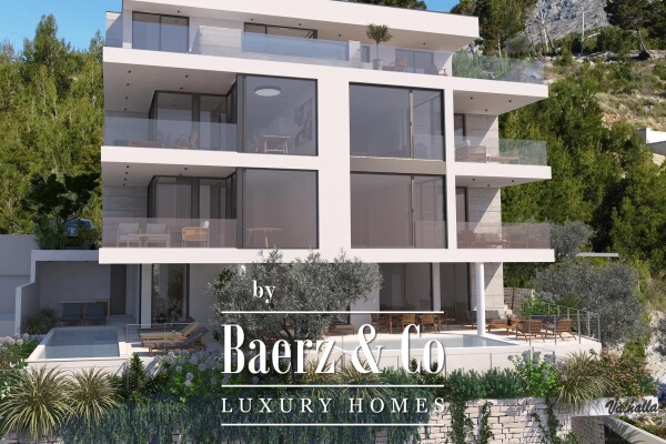 photo 3 Duće, new construction, luxurious apartment with pool and open sea view S1 ​