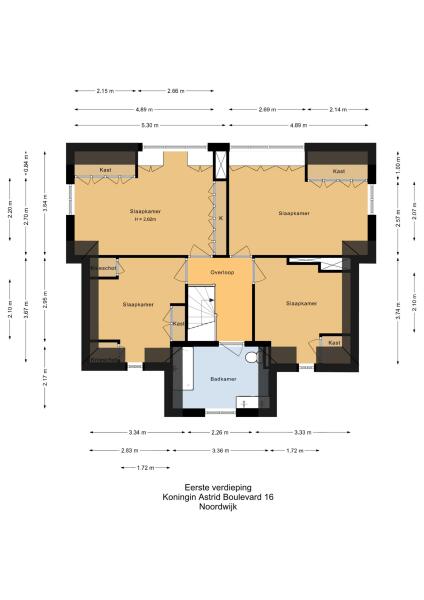 Floor Plan 2 - Koningin Astrid Boulevard 16