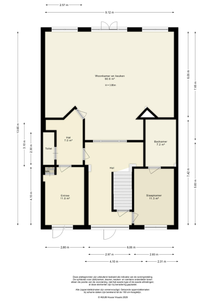 Floor Plan 2 - Groenelaantje 35 d