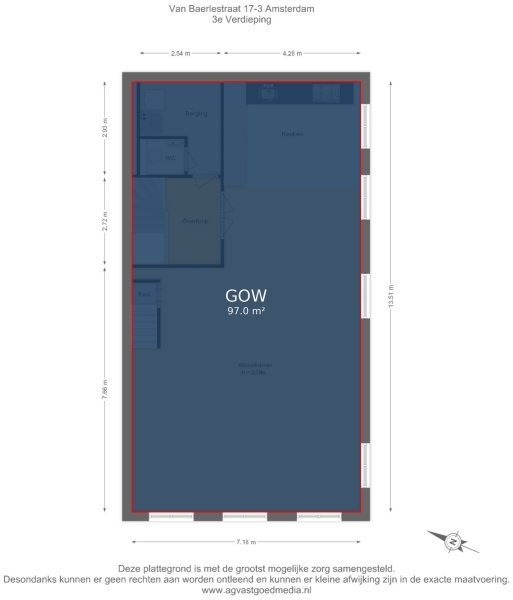 Floor Plan 6 - Van Baerlestraat 17 3