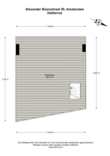 Floor Plan 5 - Alexander Boersstraat 29 H