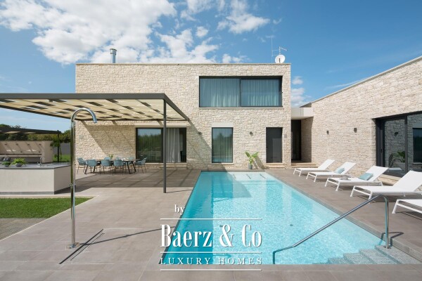 photo 4 Istria, Bale - a luxury villa with an outdoor and indoor swimming pool, sauna and a building plot