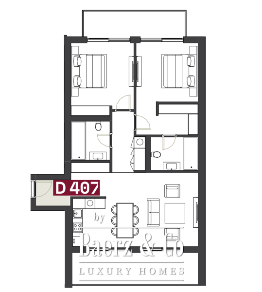 photo 25 Spacious Apartment in a New Project under Construction close to the Sea in Tivat