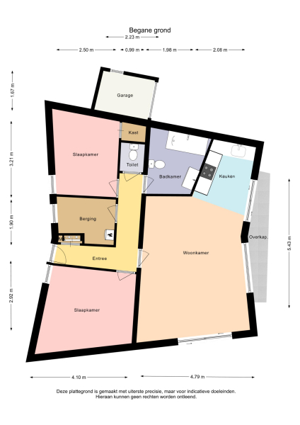 Floor Plan 1 - Brekkenweg 4 89