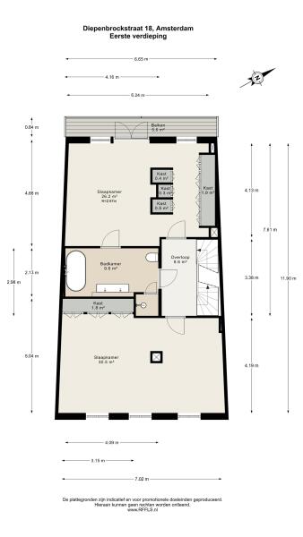 Floor Plan 5 - Diepenbrockstraat 18