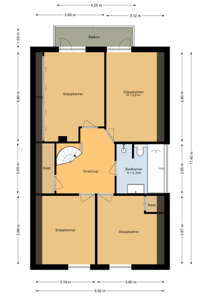 Floor Plan 3 - Timotheegras 13