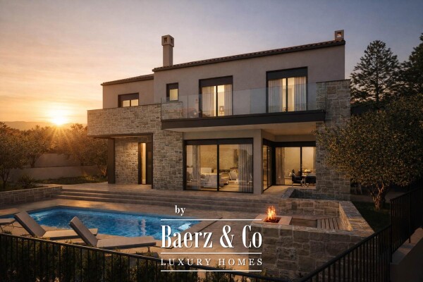 photo 2 Island of Krk, Šilo, luxury villa first row to the sea, Villa C