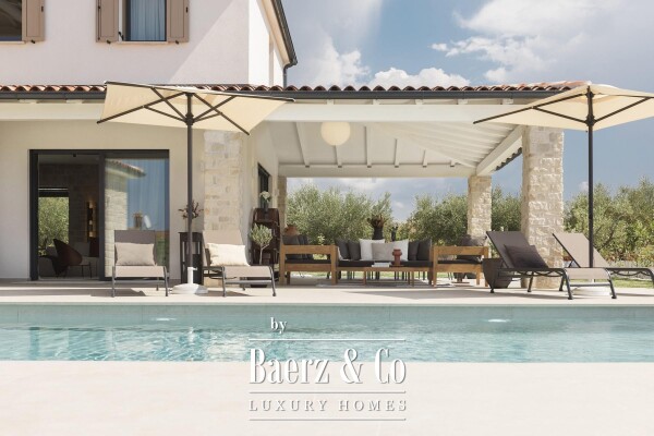 photo 2 Istria, Poreč - Gedići, beautiful modern stone villa 165 m² with swimming pool
