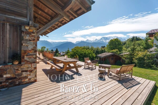 photo 2 Exceptional Chalet in Combloux – Breathtaking Mont Blanc Views