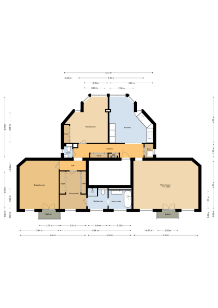 Floor Plan 1 - Lassusstraat 1 1